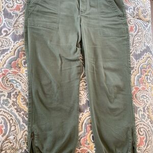 CAbi Olive Green Compass Pant